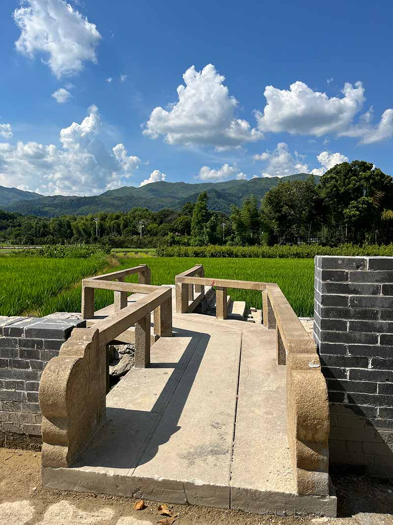 北海花岗岩仿古石材景区使用案例