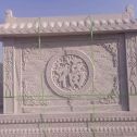北海 芝麻白花岗岩屏风，照壁，影壁