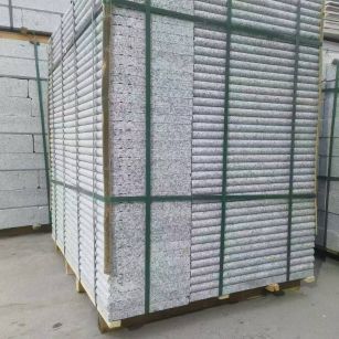 北海 芙蓉白3公分厚磨圆边、拉槽，楼梯踏步