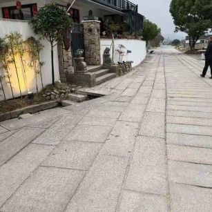 北海仿古石铺装效果