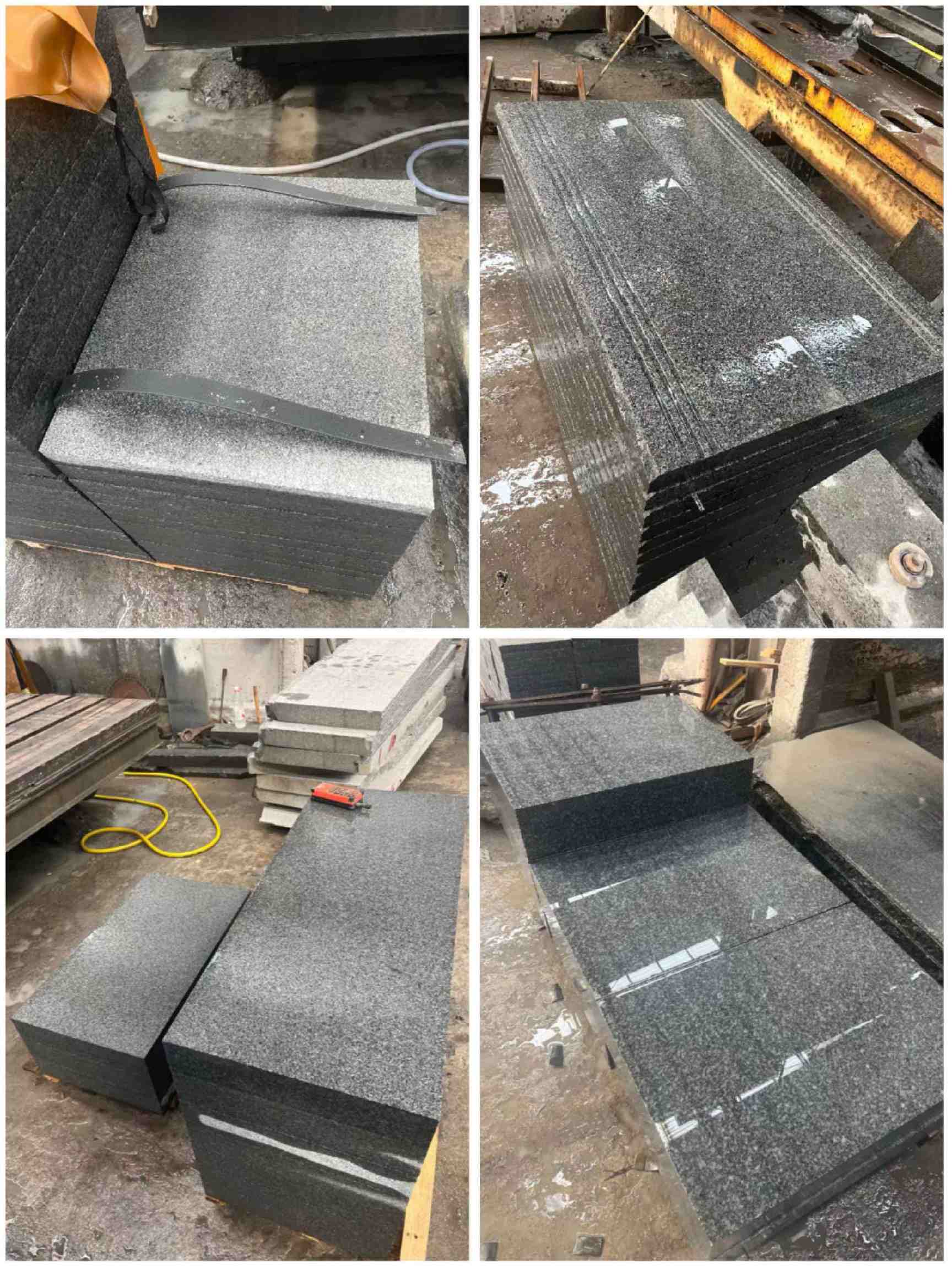 北海 芝麻黑地铺石材