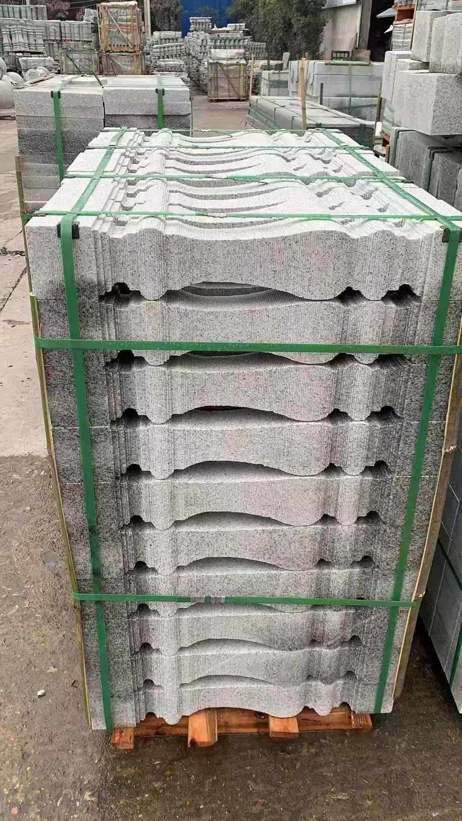 北海 芝麻白方形拉丝面，栏杆花瓶柱