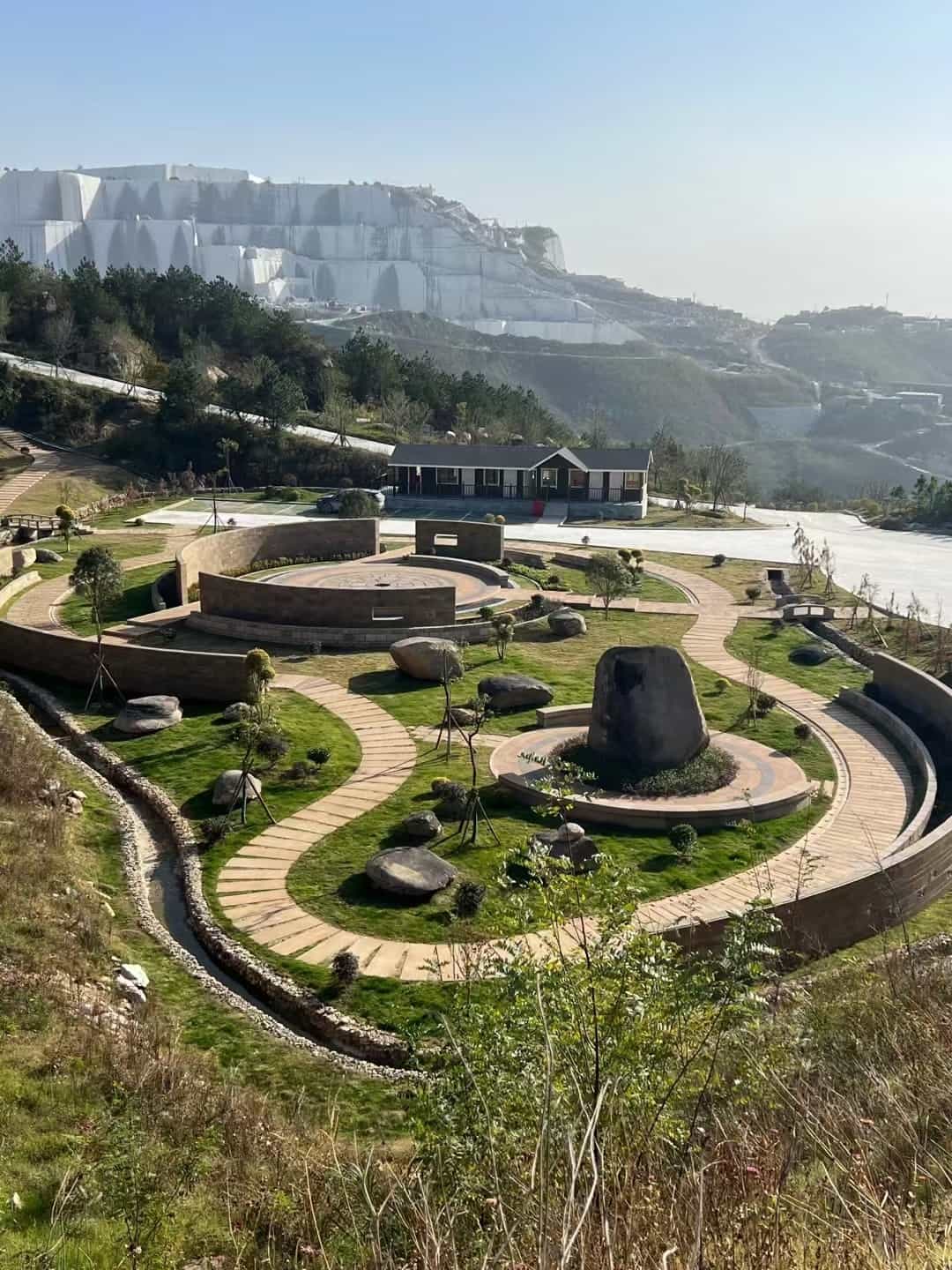 北海仿古石铺装整体效果