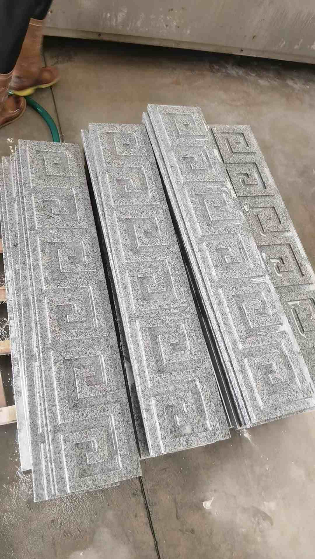 北海 别墅回纹线条，雕刻
