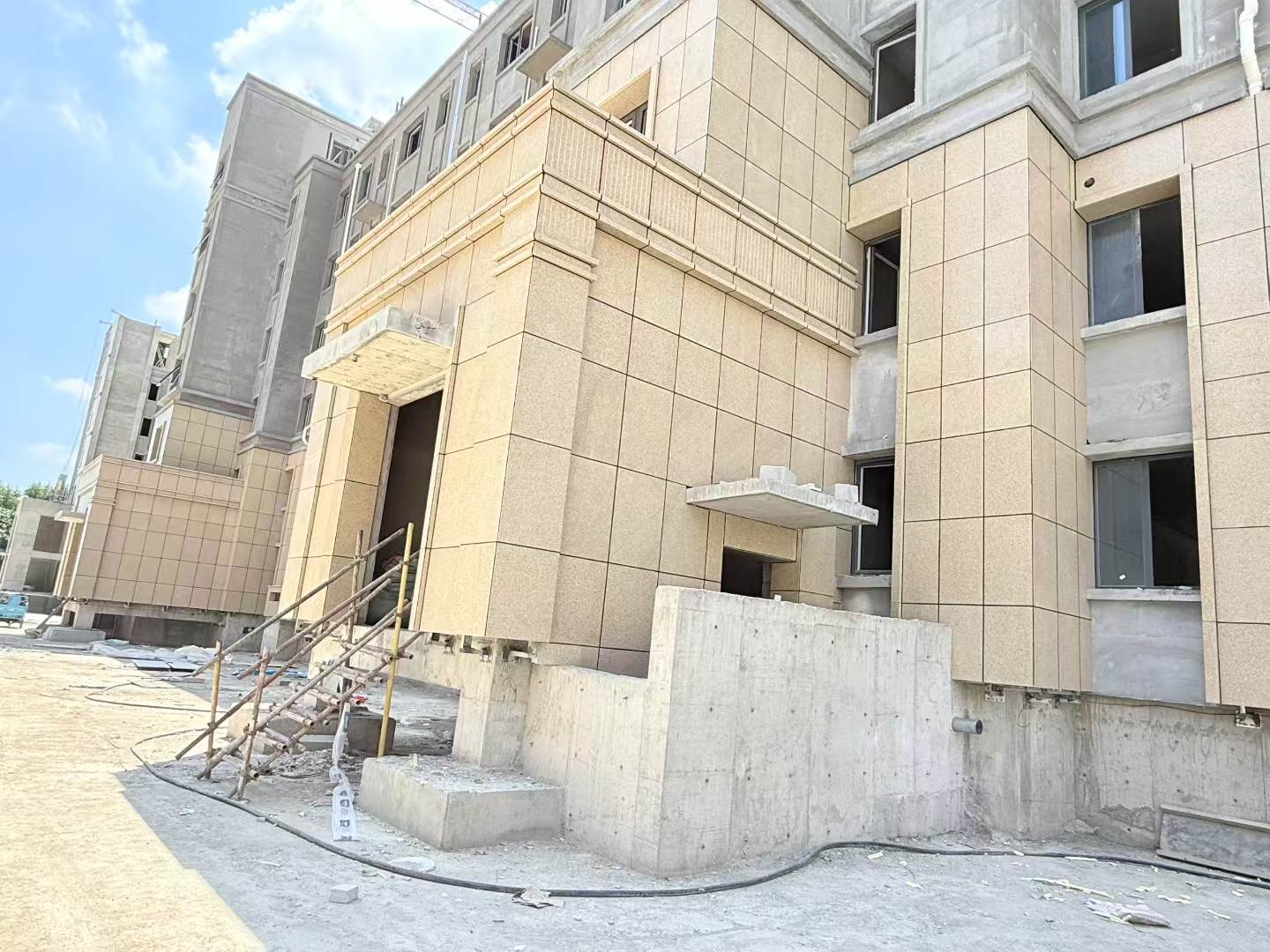 北海 黄金麻干挂，工地实拍