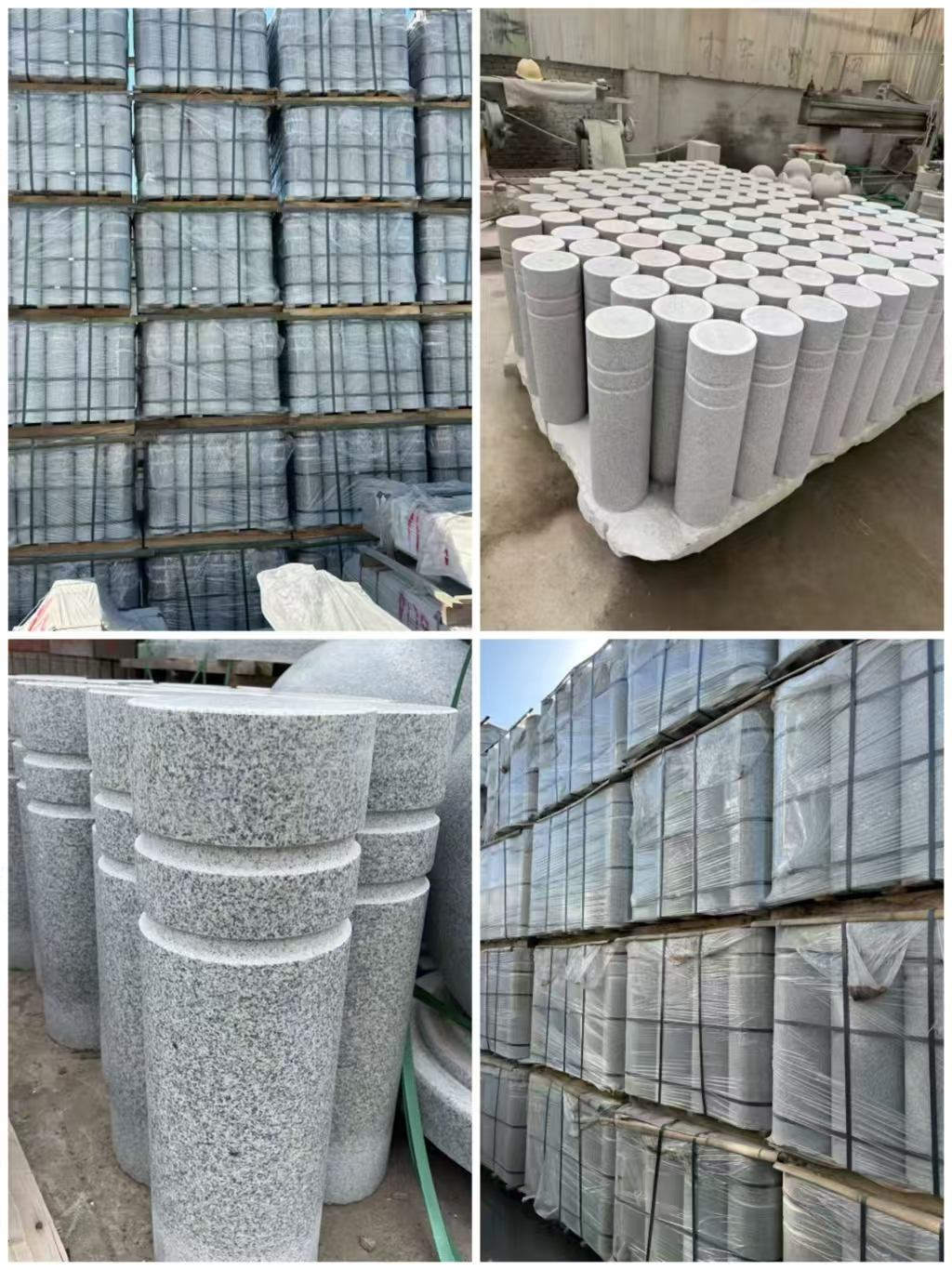 北海 芝麻白花岗岩挡车柱、隔离柱多少钱