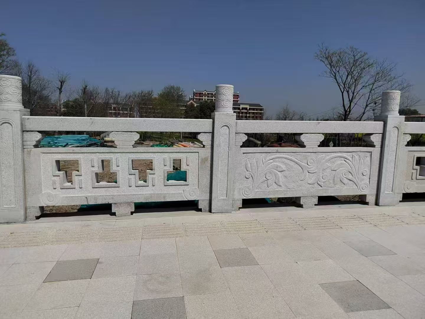北海 河道栏杆，河道护栏