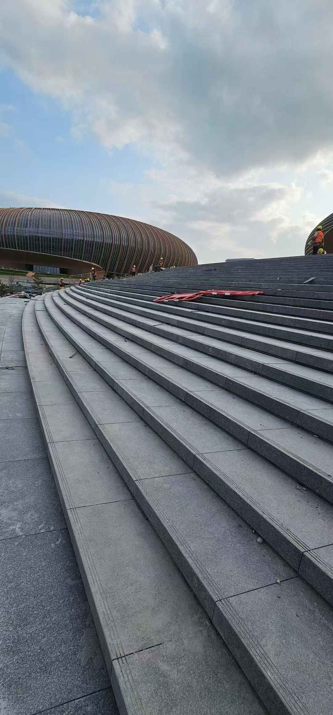 北海 弧形整石台阶铺装效果图