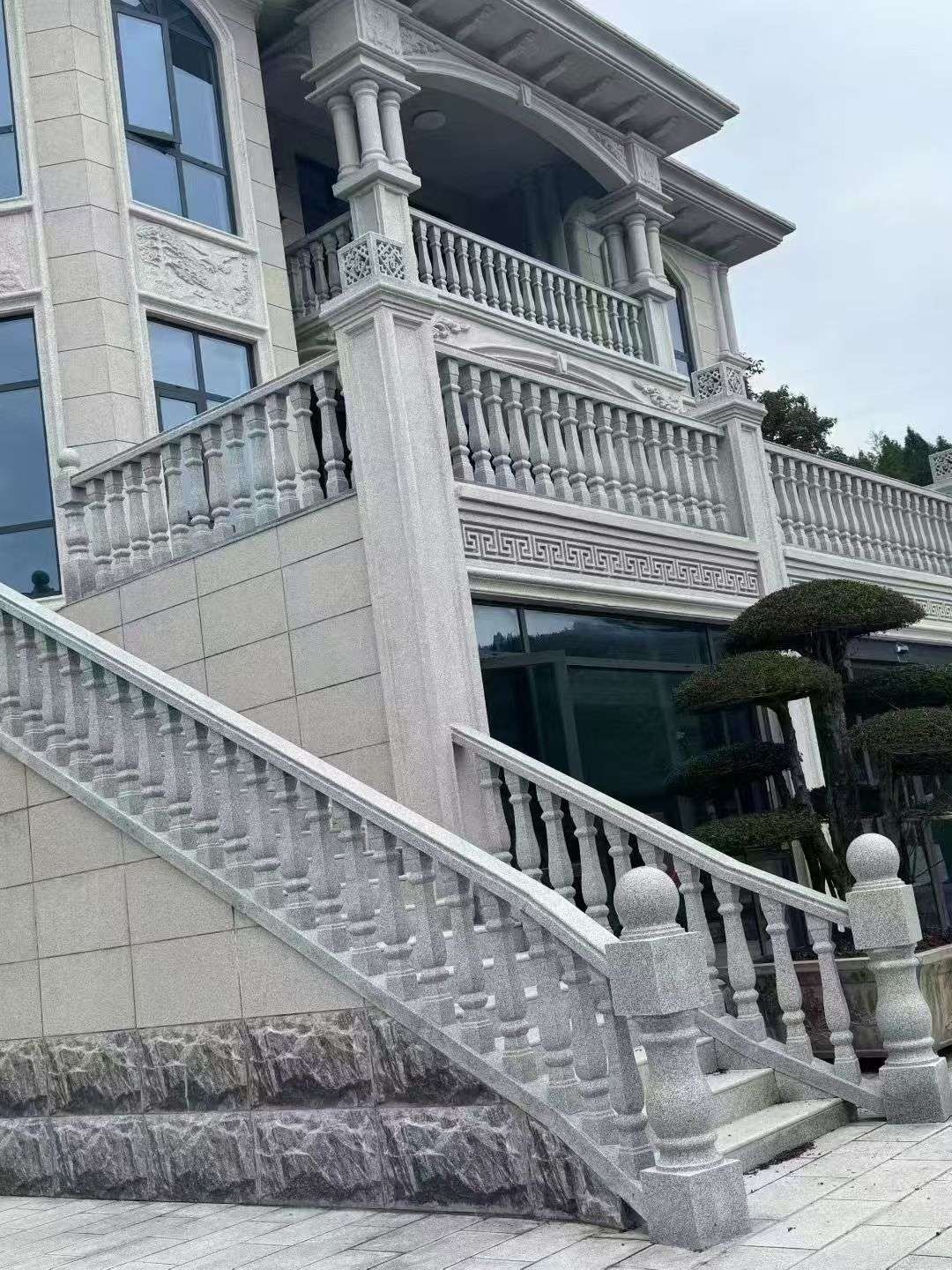 北海 芝麻白别墅，栏杆