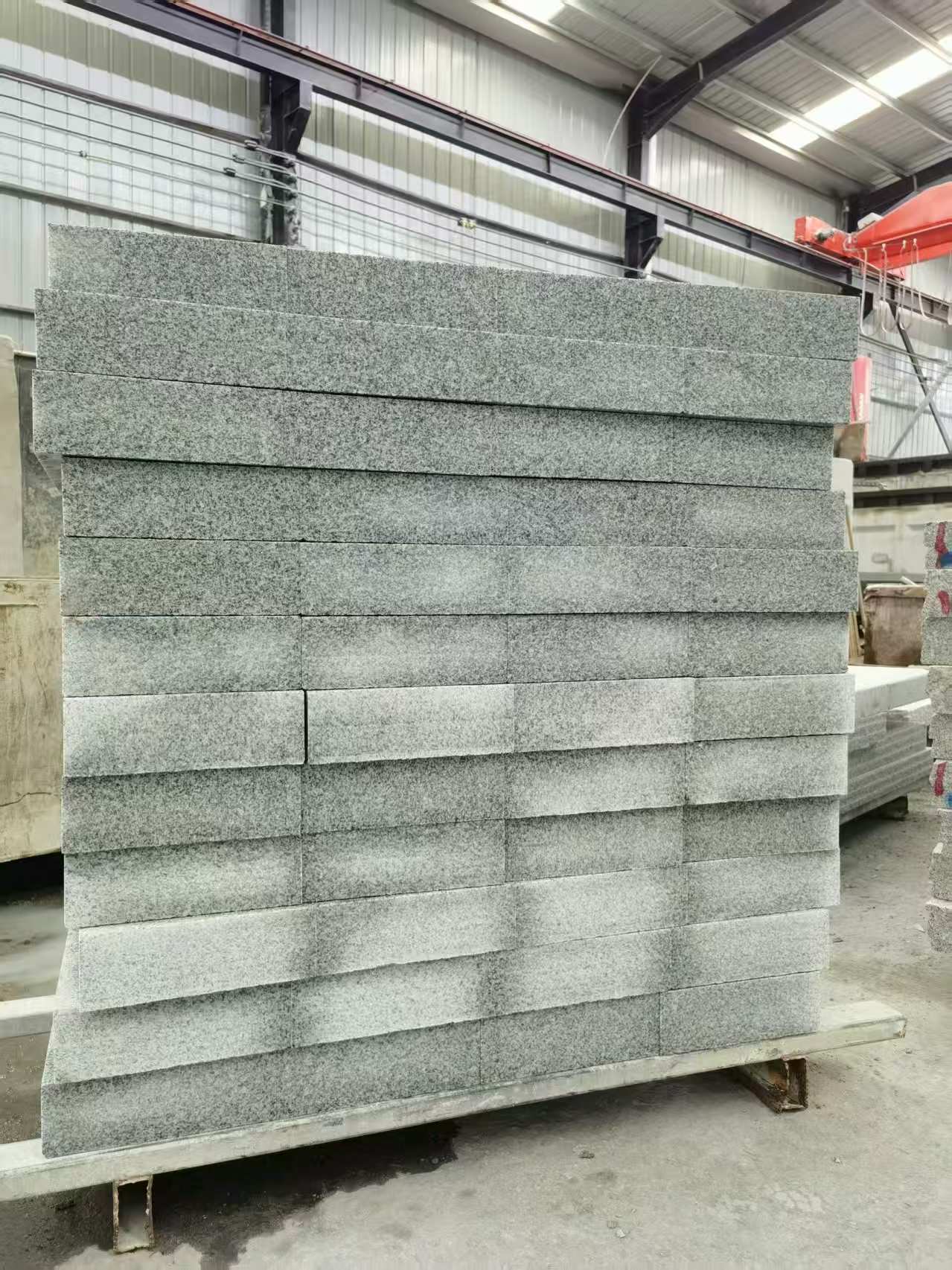 北海 芝麻白10公分300*600广场地铺，A料定制，尺寸标准，厚薄均匀